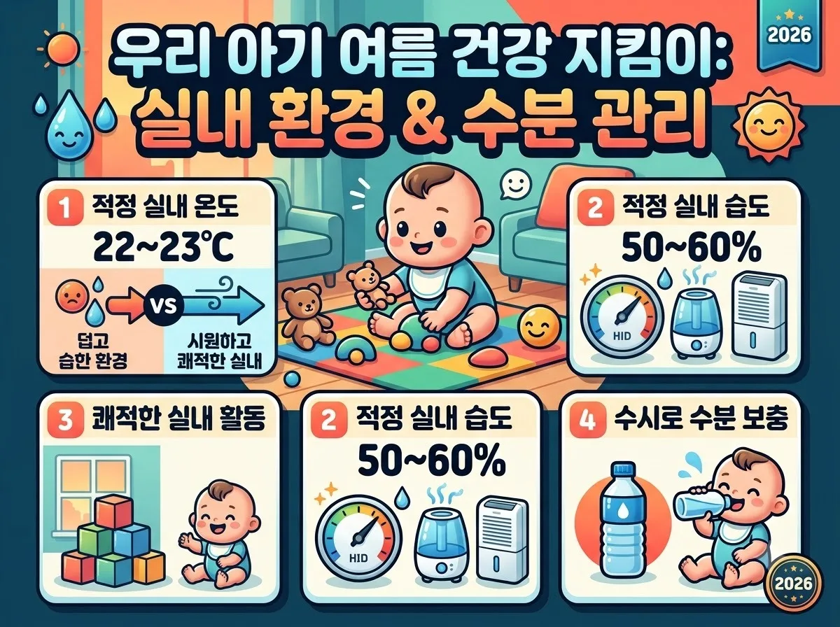 아기 더위먹음 방지법, 2026년 여름철 부모가 지켜야 할 3가지 예방책 이미지 1