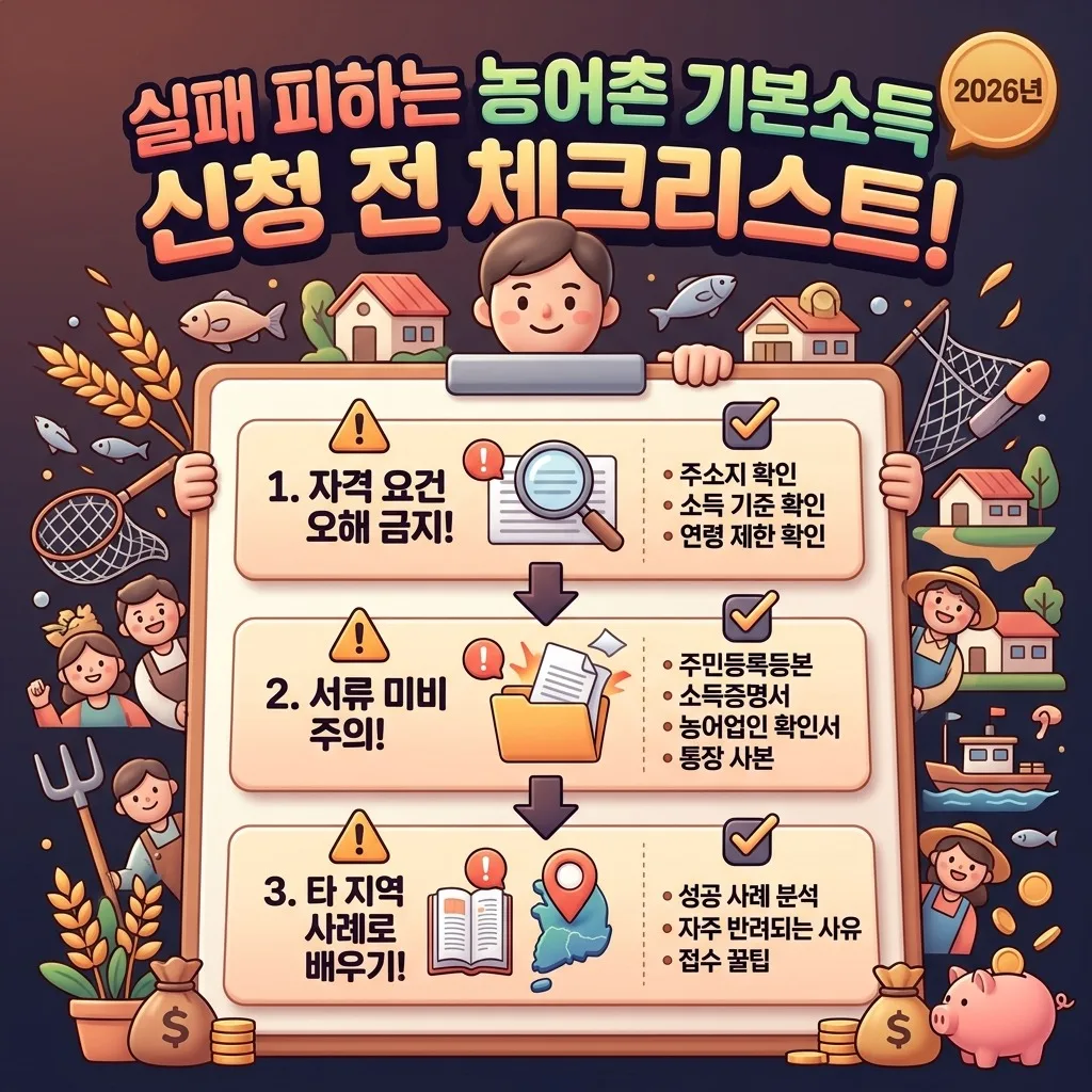 2026 농어촌 기본소득, 타 지역 사례로 본 신청 전 3가지 주의점 이미지 2
