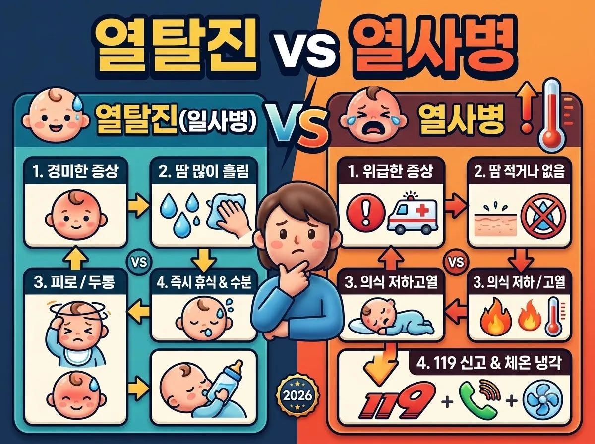 아기 더위 먹었을 때 응급처치 5가지, 초보 부모가 자주 하는 실수 이미지 1