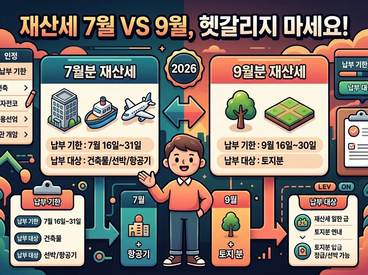 2026년 재산세 납부 가이드: 7월 고지서 확인 전 꼭 알아야 할 3가지 절세법 이미지 1