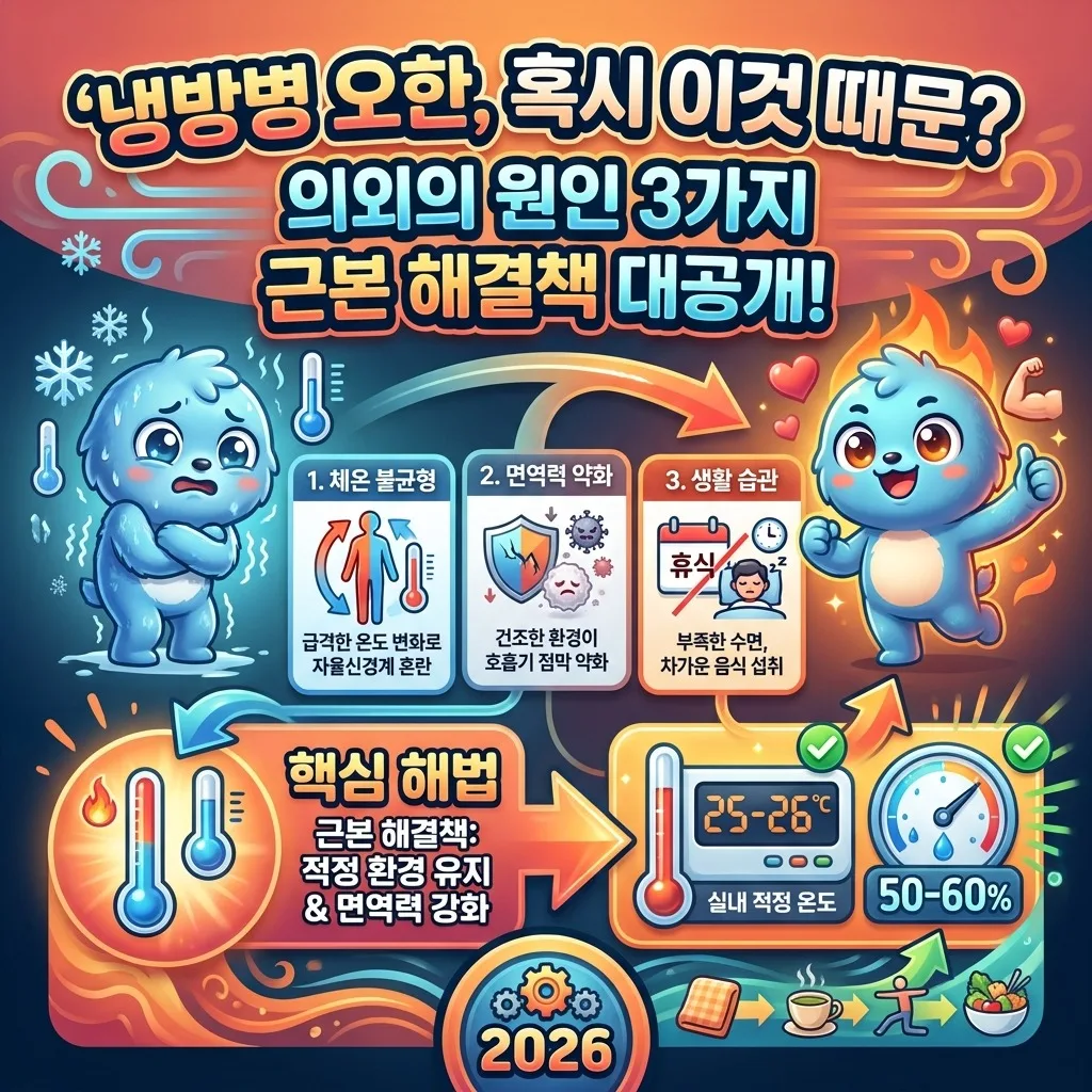 2026년 냉방병 오한, 의외의 원인 3가지와 근본적인 해결책