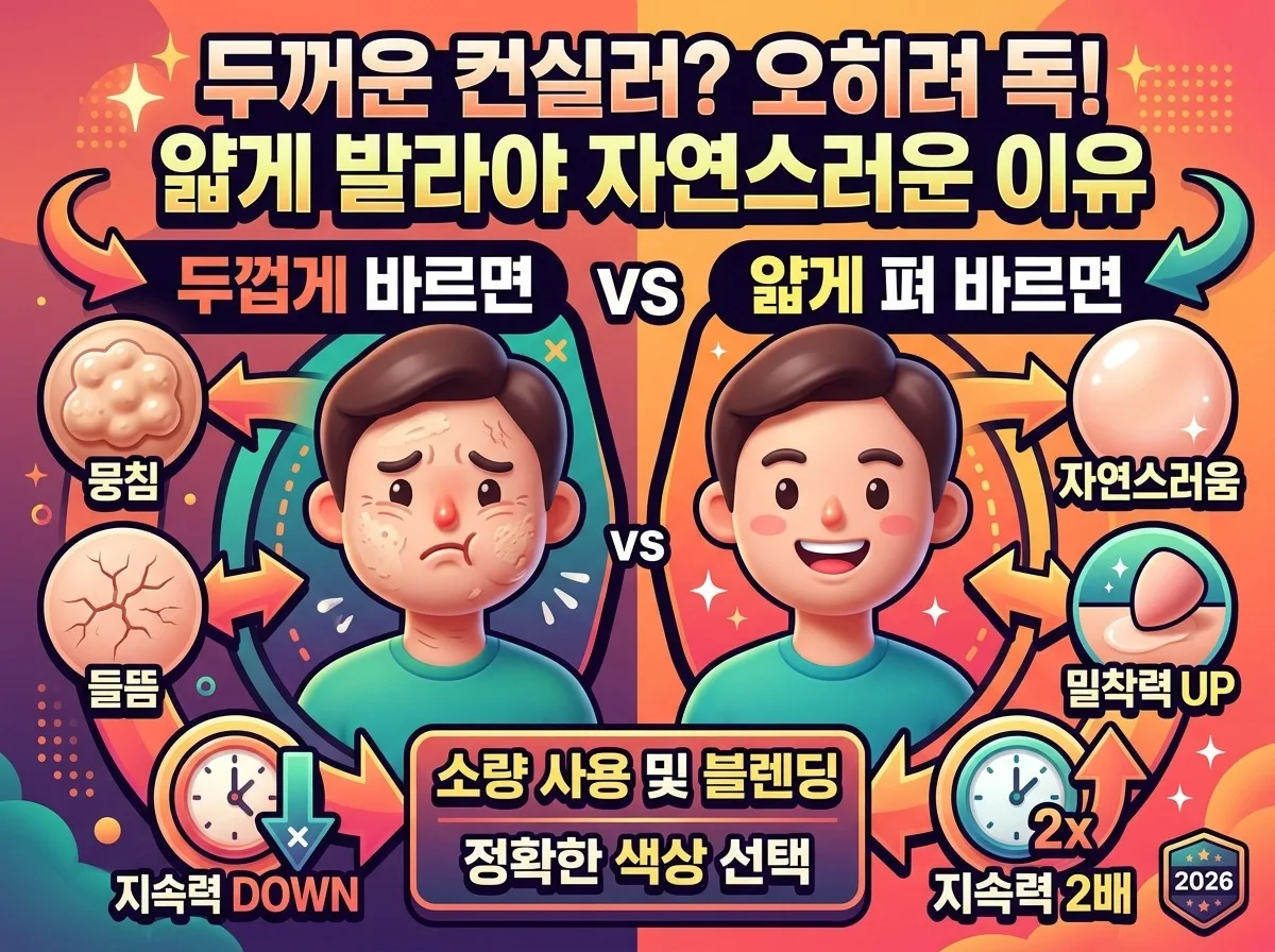 2026년 기미 잡티 컨실러, 자연스럽게 가리는 3가지 핵심 비법 이미지 2