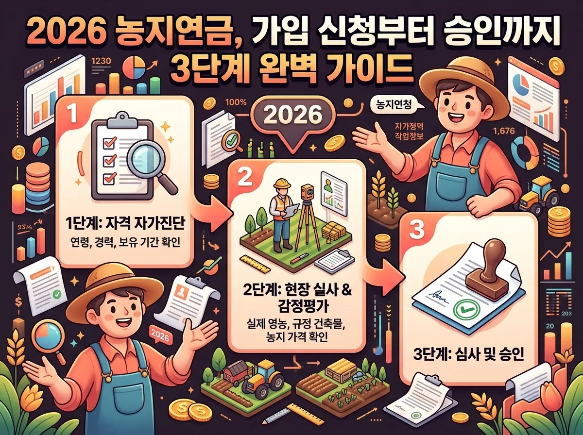 2026 농지연금 가입 자격, 영농경력 5년 조건 속 놓치기 쉬운 함정 3가지 이미지 2