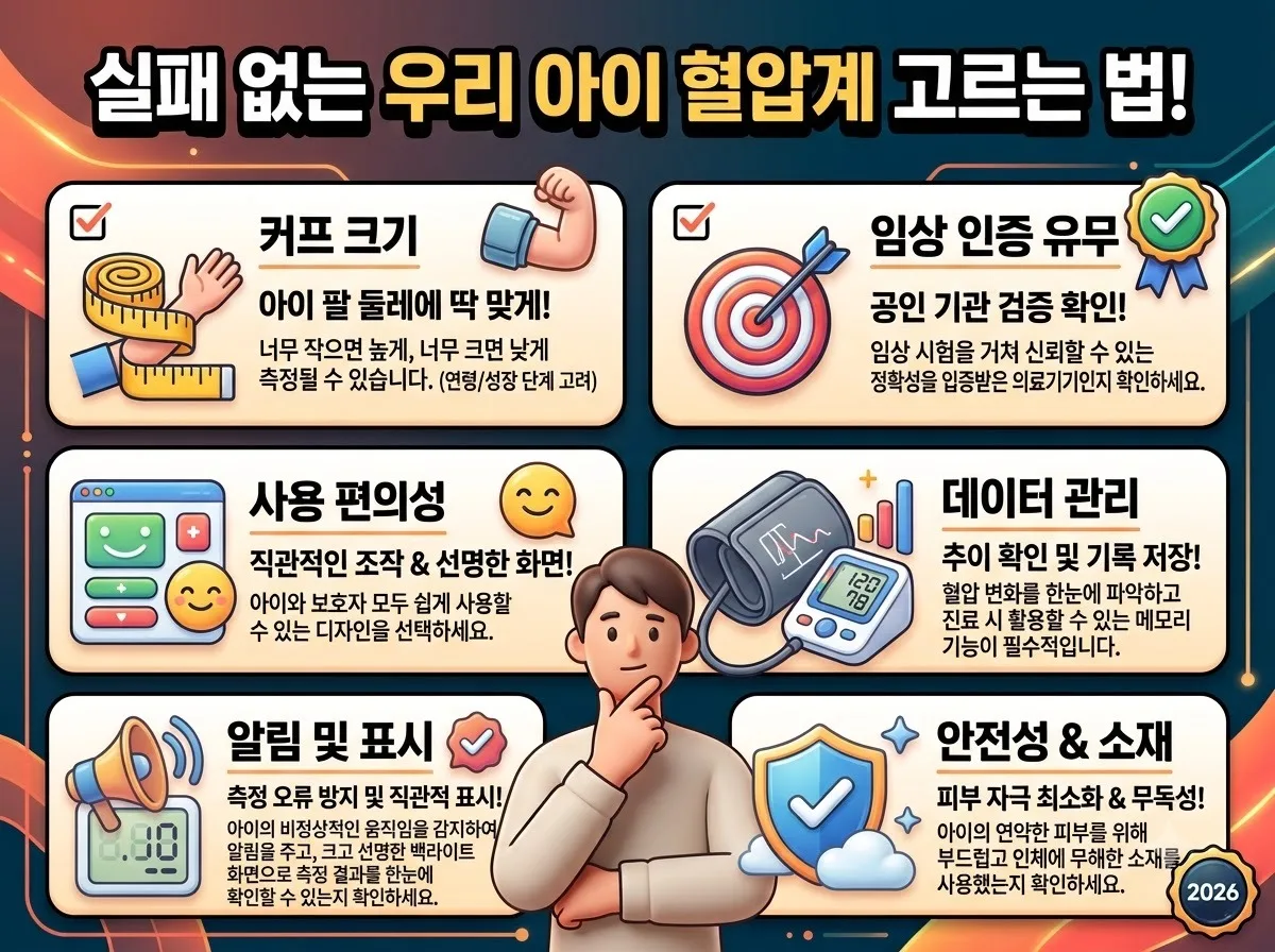 소아 혈압 측정 방법, 2026년 가정에서 오차 없이 정확히 재는 노하우 이미지 2