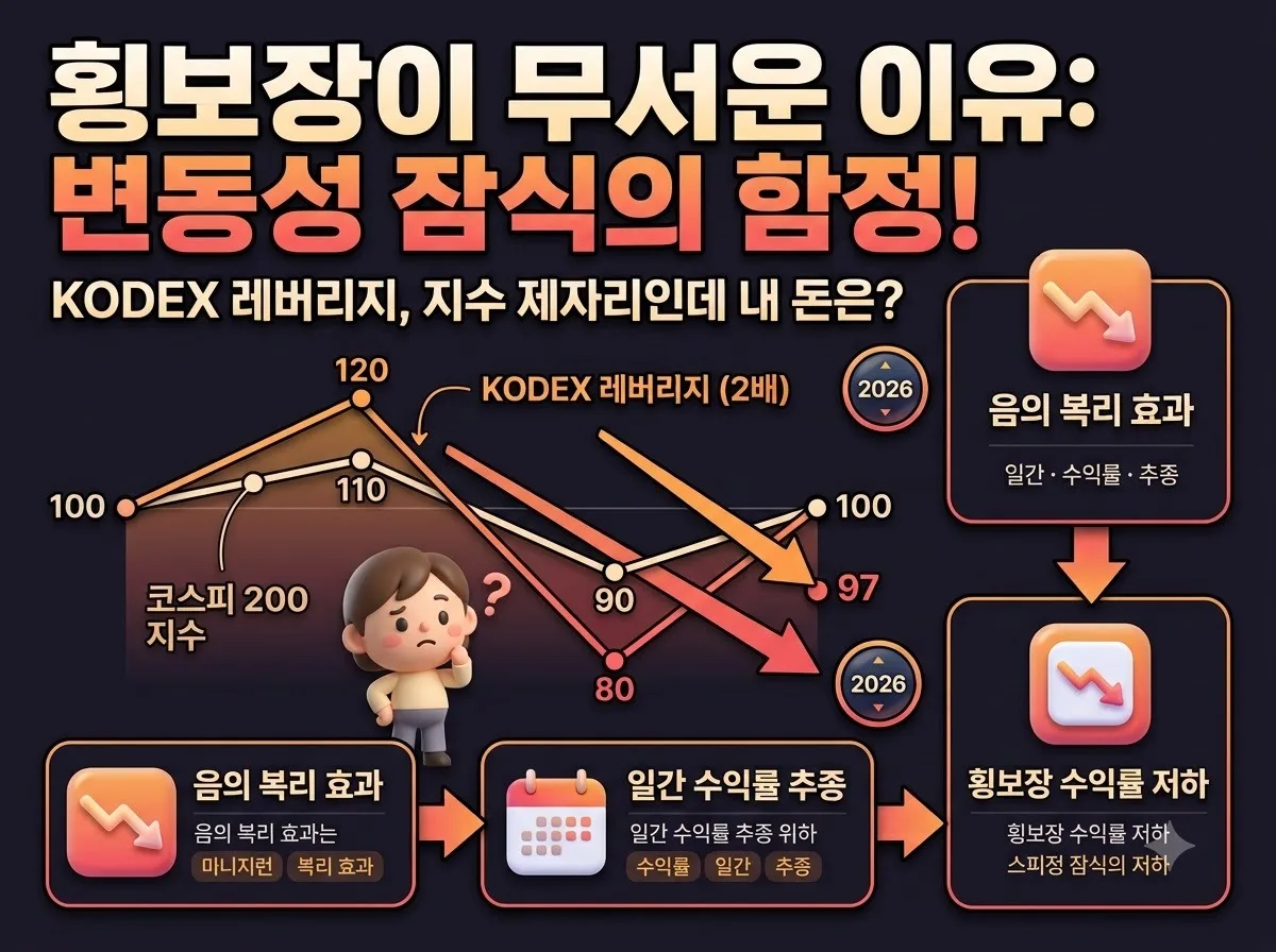 KODEX 레버리지 수익률 함정 피하는 3가지 전략 (2026년 기준) 이미지 1