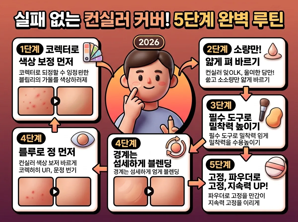 2026년 기미 잡티 컨실러, 자연스럽게 가리는 3가지 핵심 비법 이미지 1