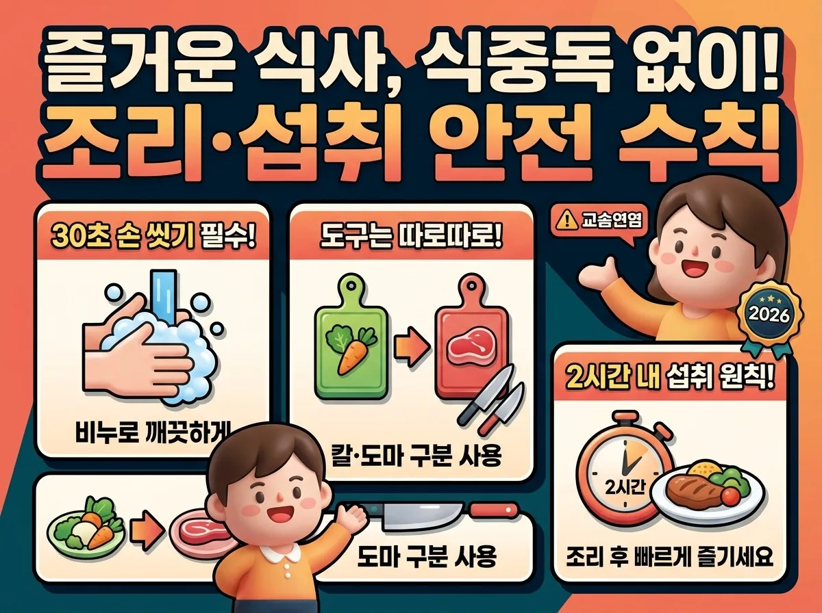 여름 휴가철 식중독 예방, 2026년 필수 안전 보관법 이미지 2
