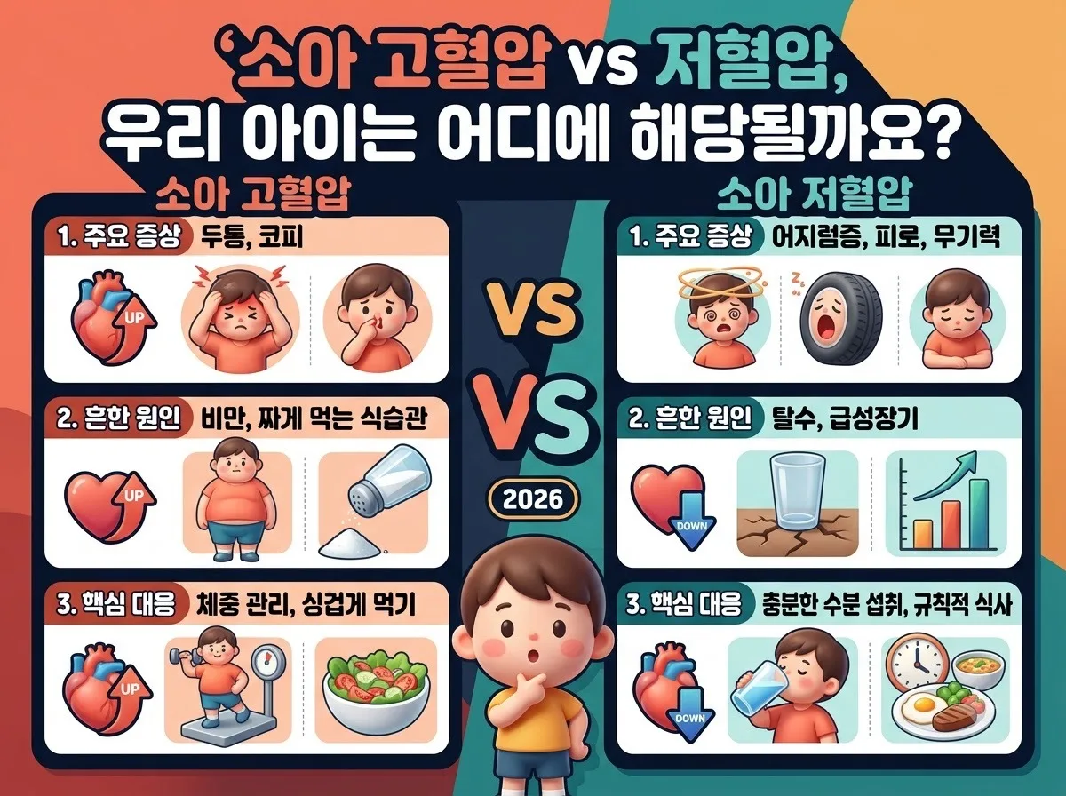 어린이 혈압 이상 신호: 소아 고혈압·저혈압 예방과 올바른 대처법 3가지 이미지 1