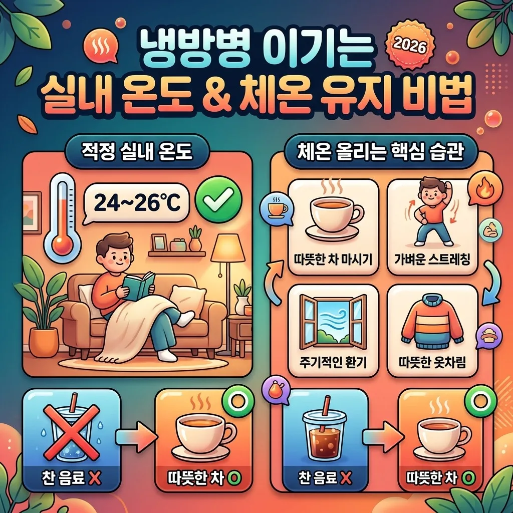 2026년 여름, 냉방병 오한 집에서 빠르게 극복하는 5가지 실천법 이미지 2