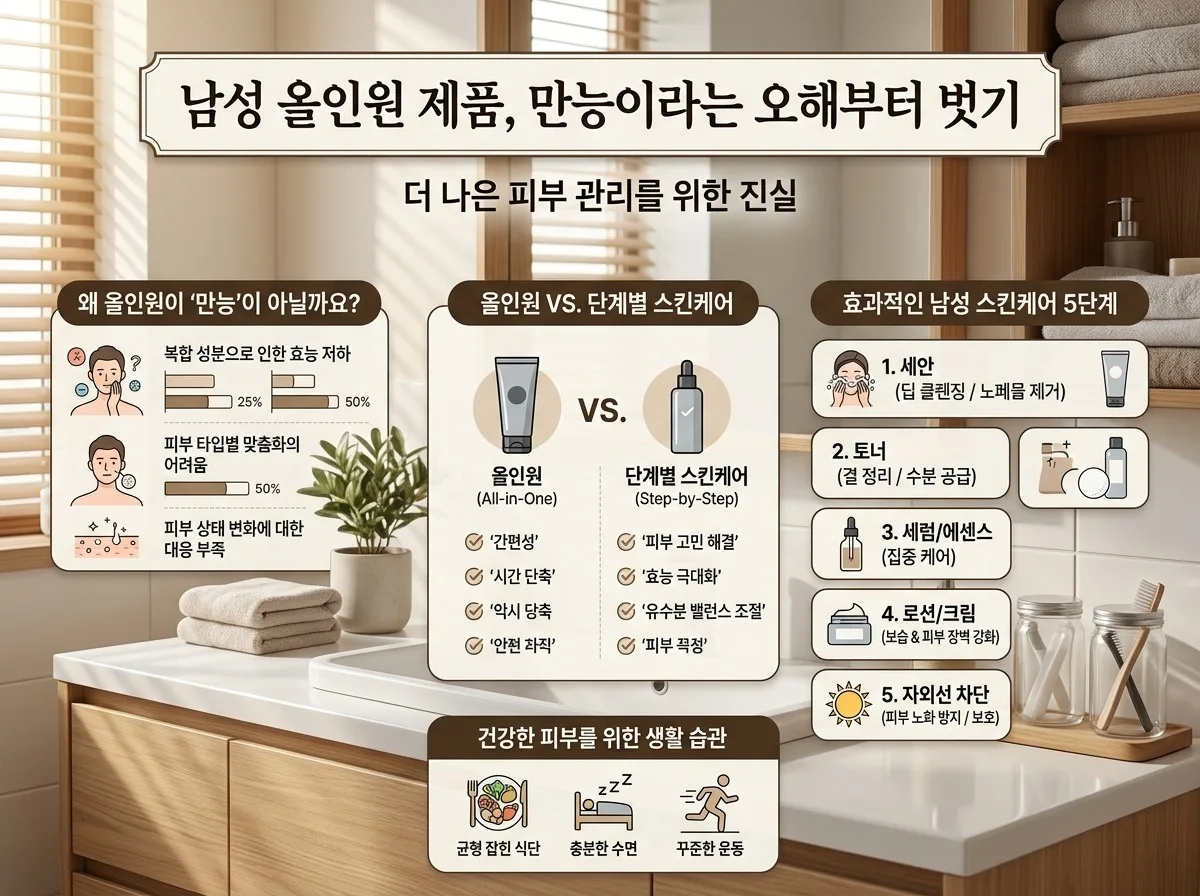 남성 미백 모공 블랙헤드 동시 케어: 2026년 현명한 올인원 선택 3가지 이미지 1