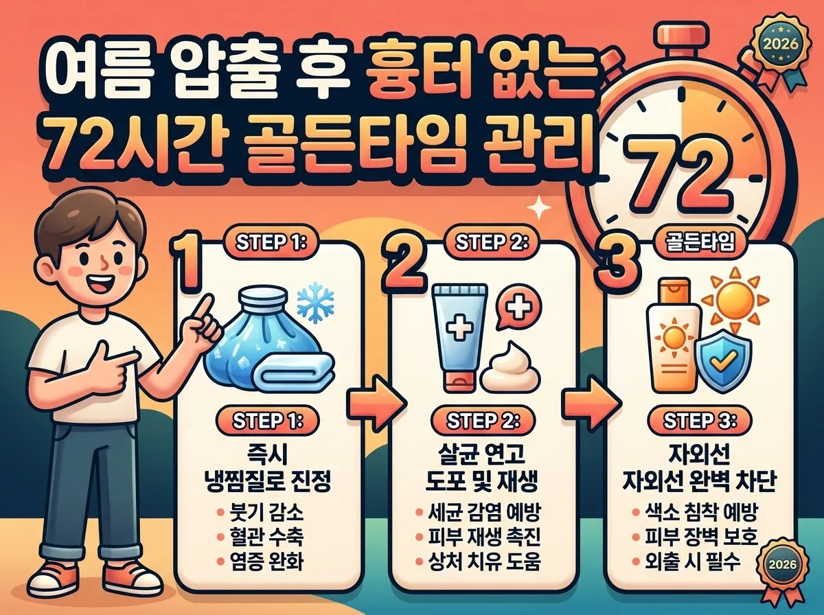 2026년 여름 여드름 압출, 흉터 없이 진정시키는 3가지 관리법 이미지 1