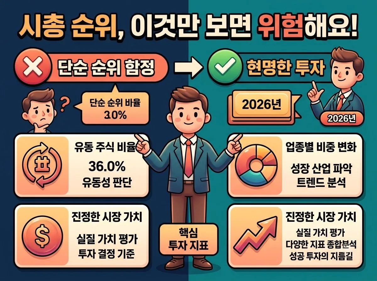 코스피시총순위 2026년 하반기 변화와 투자자가 놓치기 쉬운 3가지 지표 이미지 1