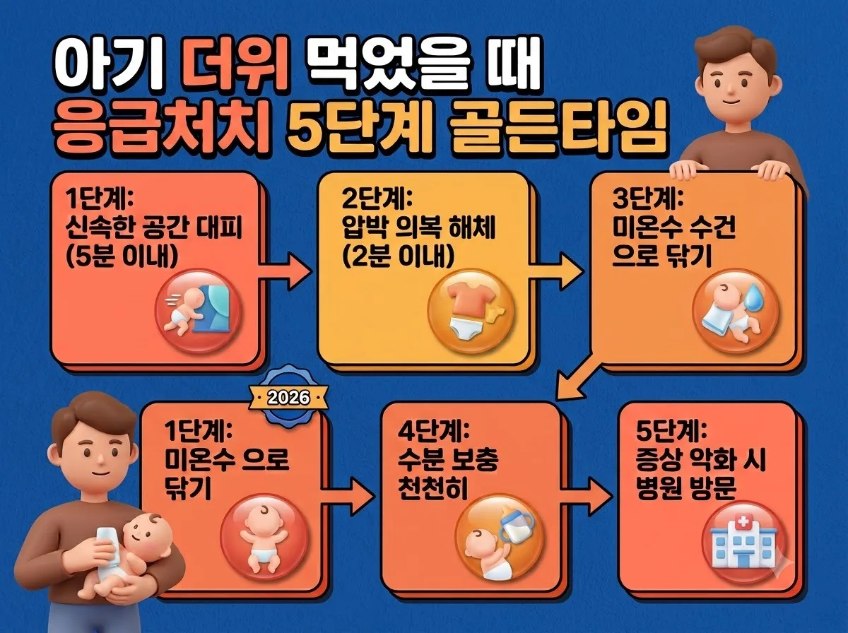 아기 더위 먹었을 때 응급처치 5가지, 초보 부모가 자주 하는 실수 이미지 2