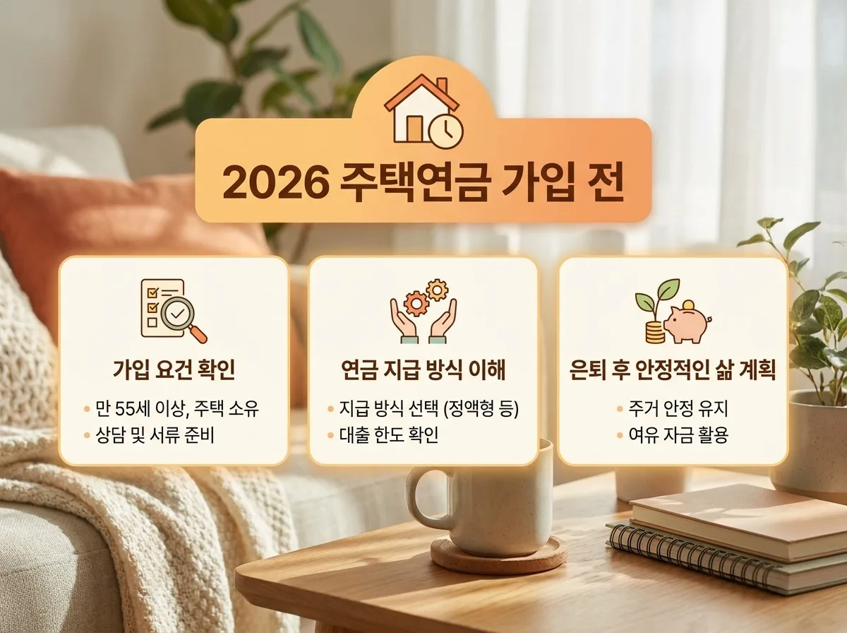2026 주택연금 가입 전 꼭 확인해야 할 주의사항과 숨겨진 함정