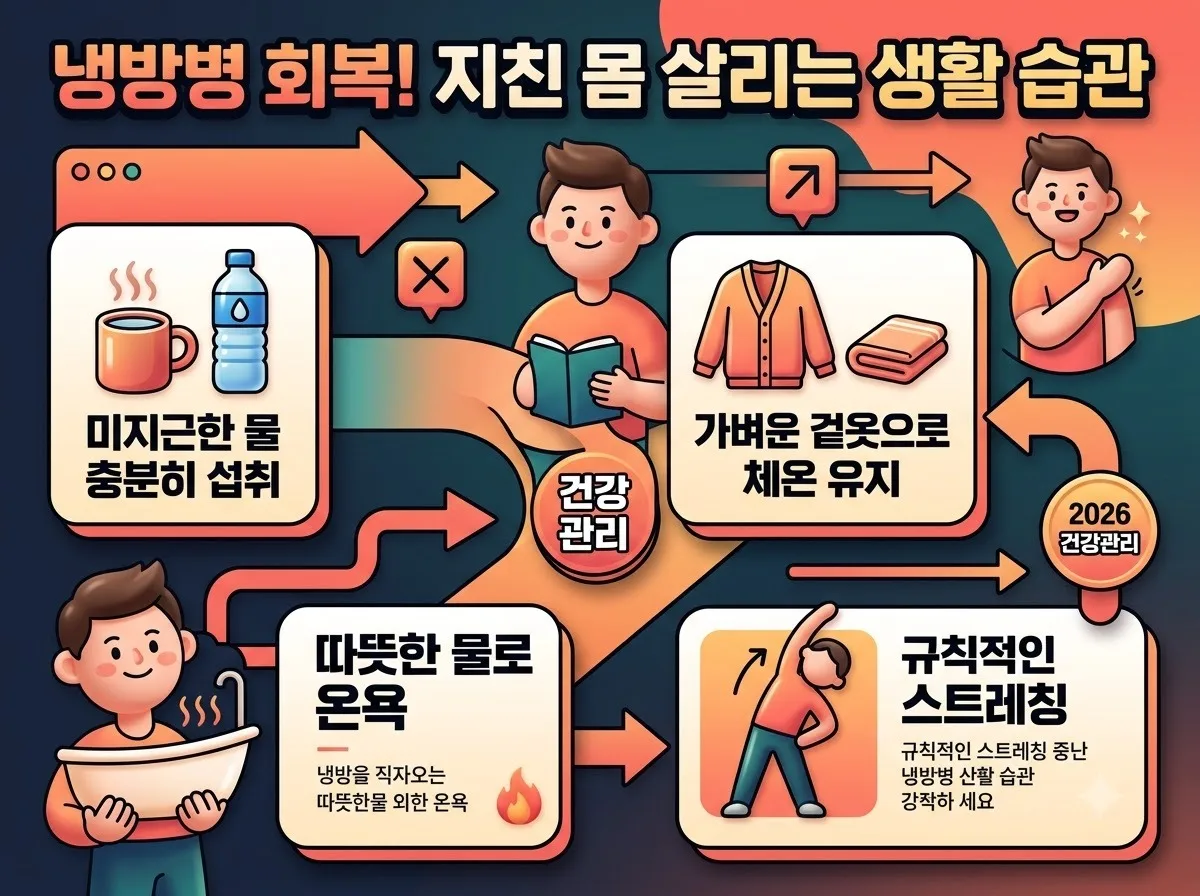 냉방병 증상 완화 및 회복 방법, 2026년 꼭 알아야 할 5가지 수칙 이미지 2