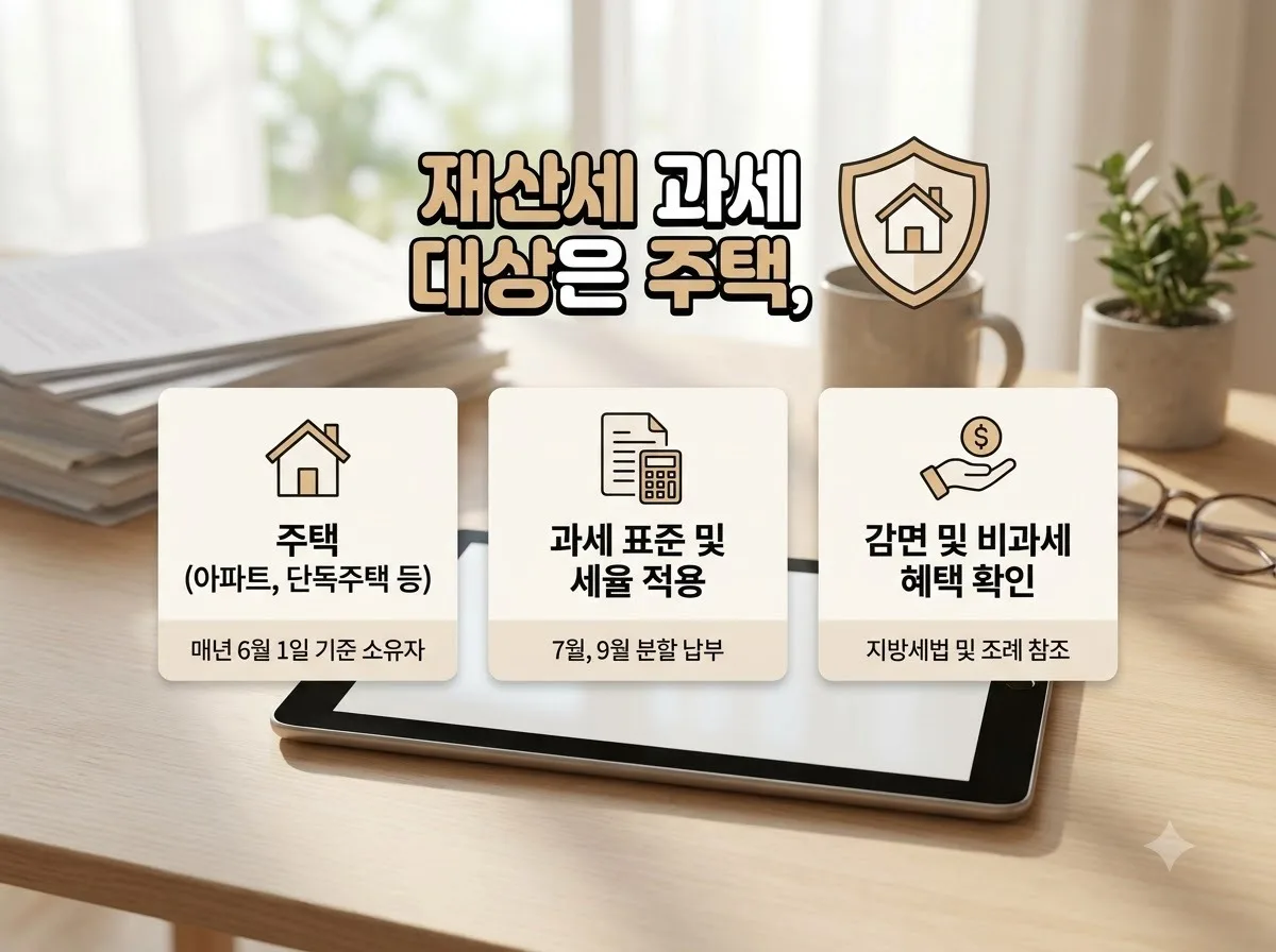 재산세 과세 대상 5가지 완벽 정리, 2026년 내 집과 토지 세금 확인