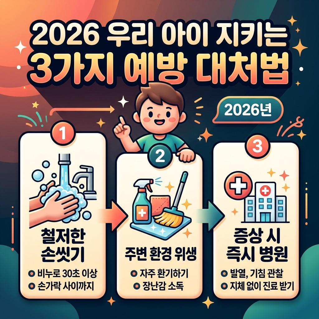 엔테로바이러스 합병증: 2026년 우리 아이 지키는 3가지 필수 예방 대처법 이미지 2