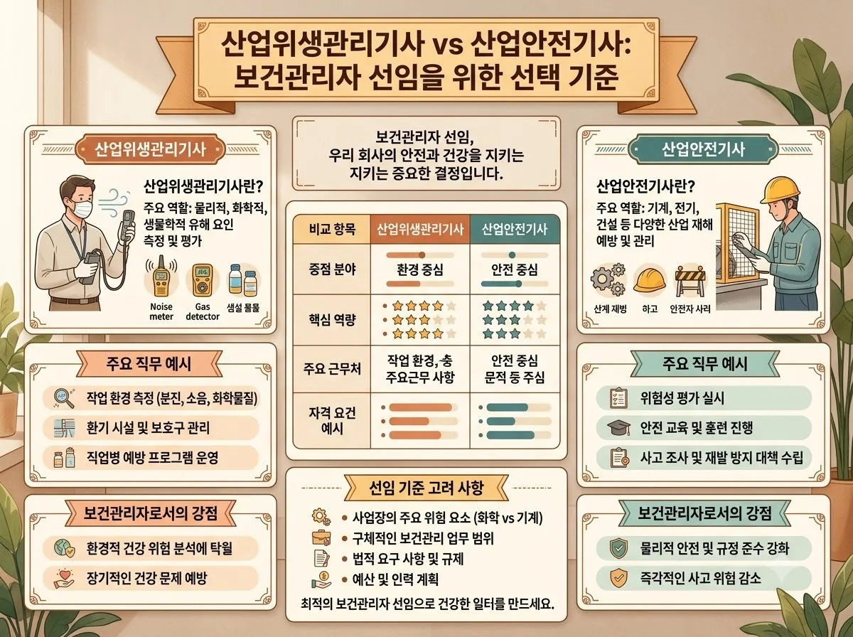 2026년 산업위생관리기사 취득 및 보건관리자 선임 자격 가이드 이미지 1