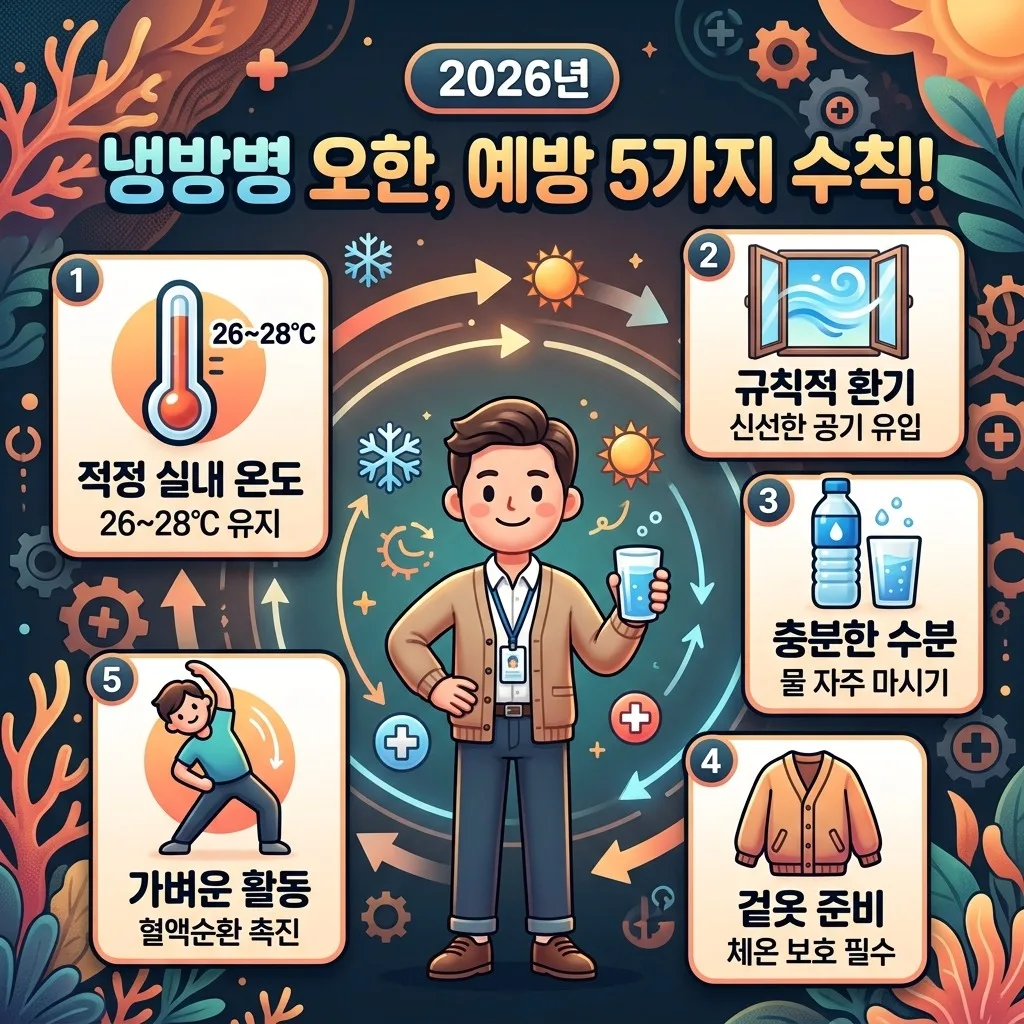 2026년 냉방병 오한, 직장인 위한 5가지 예방 및 관리 가이드 이미지 2