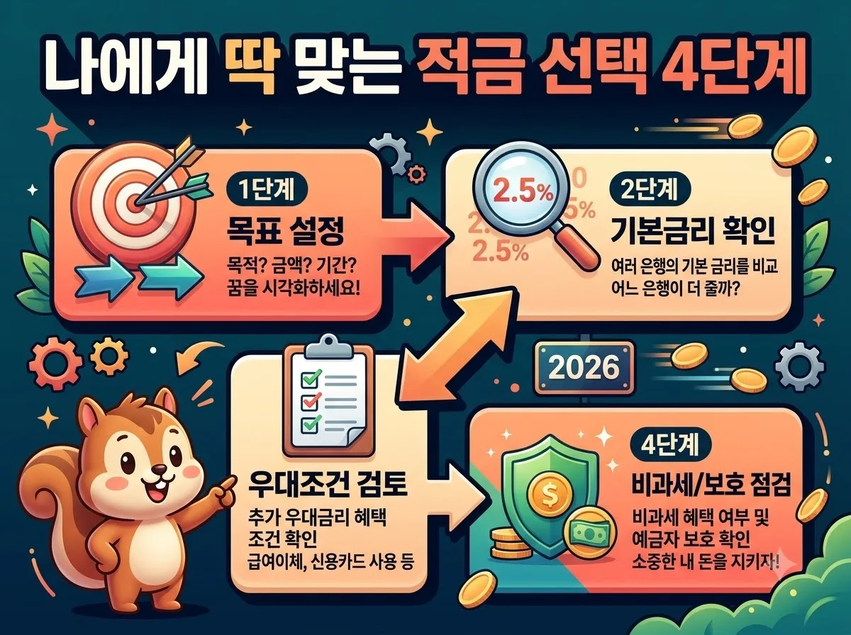 적금추천, 2026년 우대금리 조건의 함정과 월 50만원 수익 극대화 방법 이미지 1