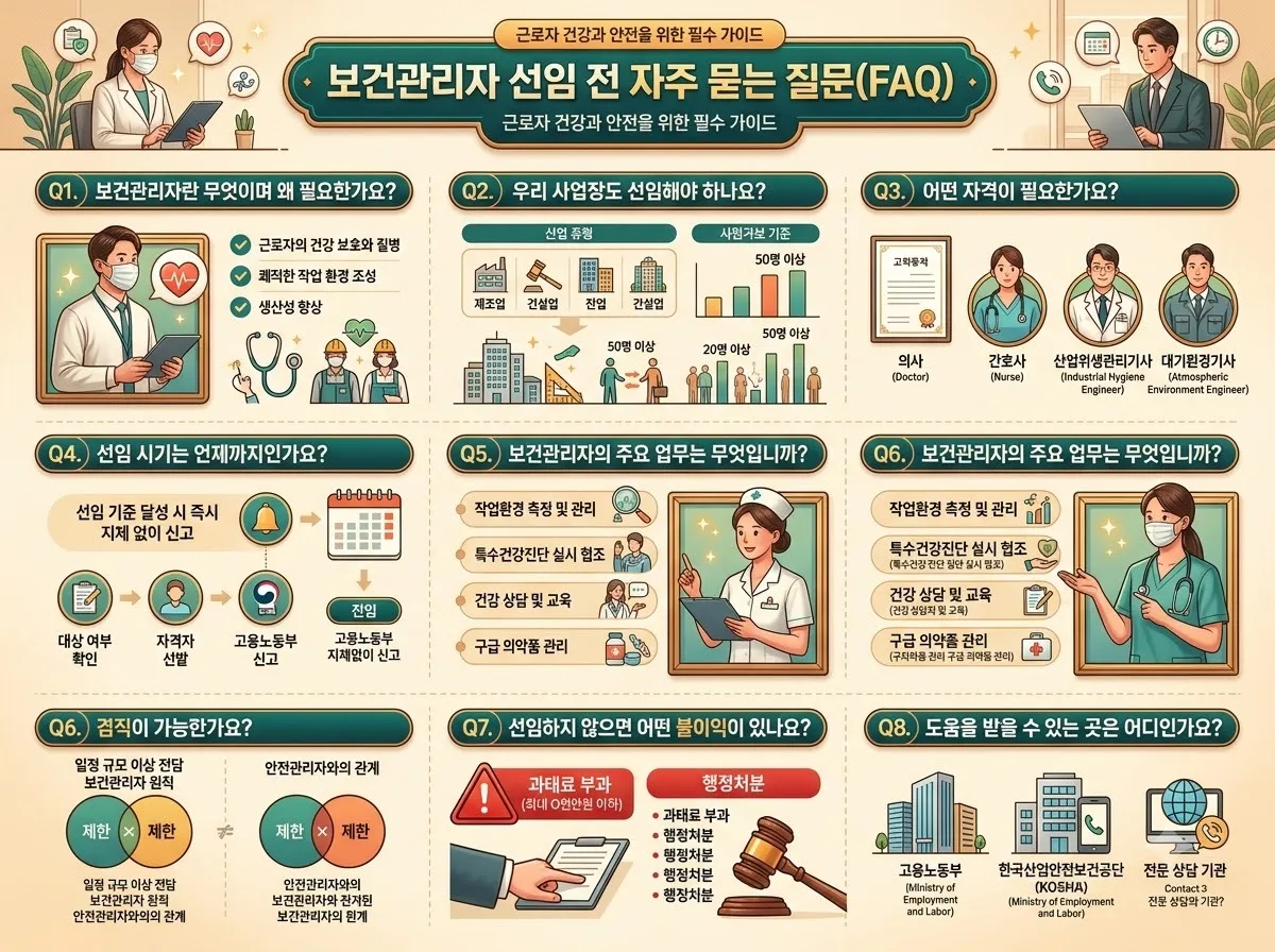 산업위생관리기사 보건관리자 선임 전 2026년 기준 주의사항 3가지 이미지 1