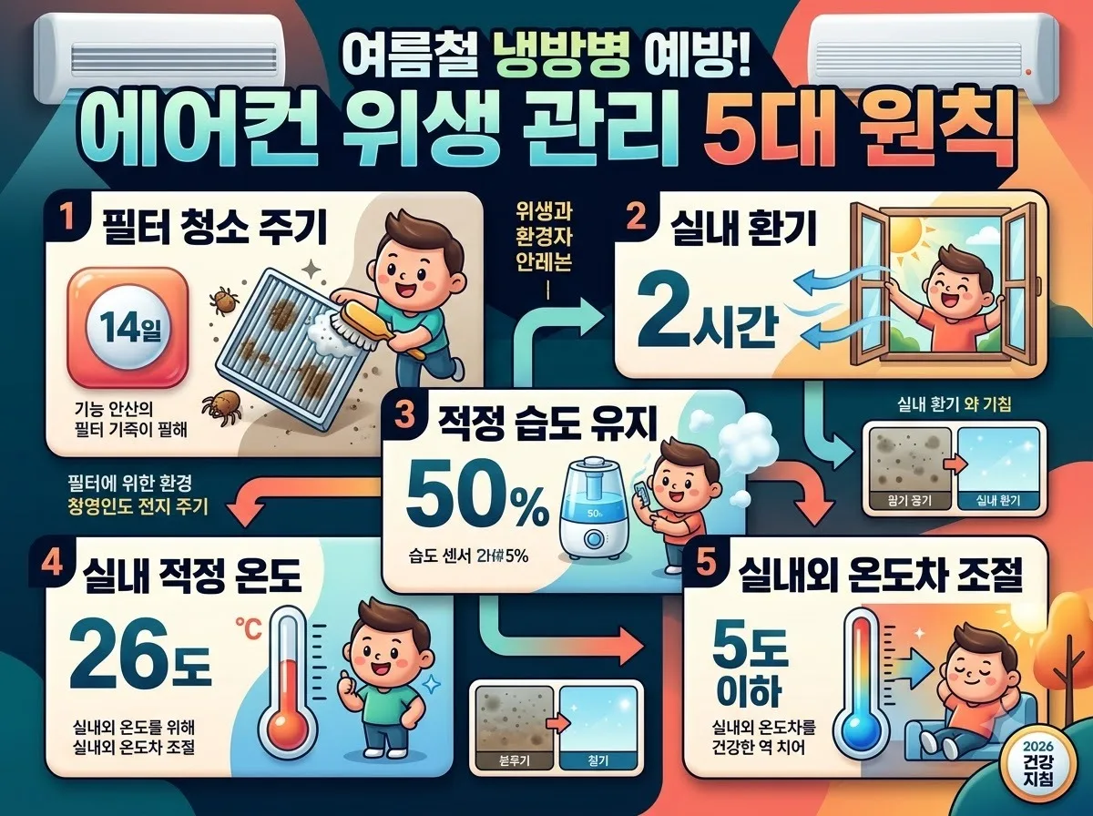 냉방병과 혼동하기 쉬운 질환들 증상 비교 및 3가지 핵심 구분법 이미지 2