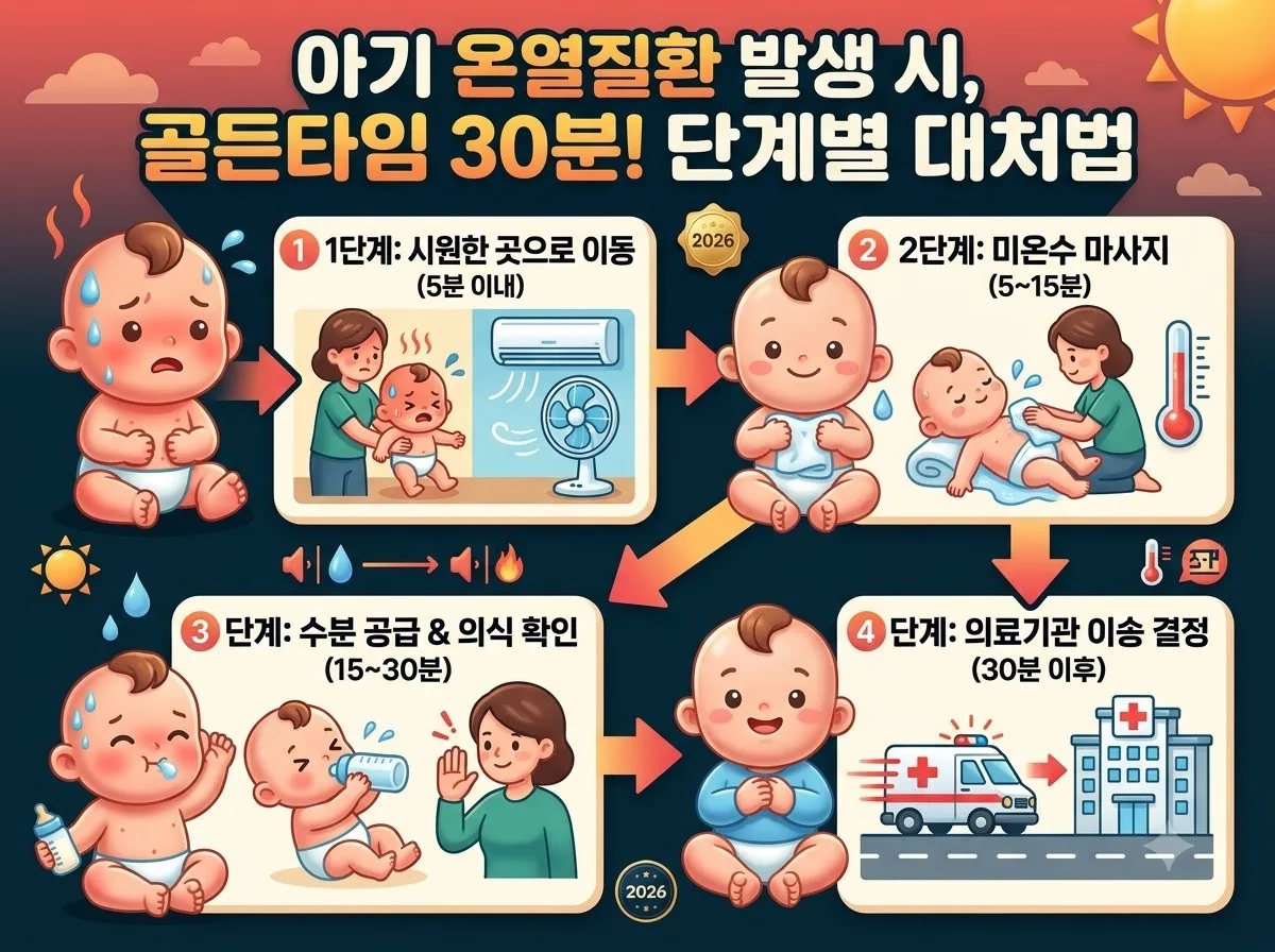 아기 더위먹음 방지법, 2026년 여름철 부모가 지켜야 할 3가지 예방책 이미지 2