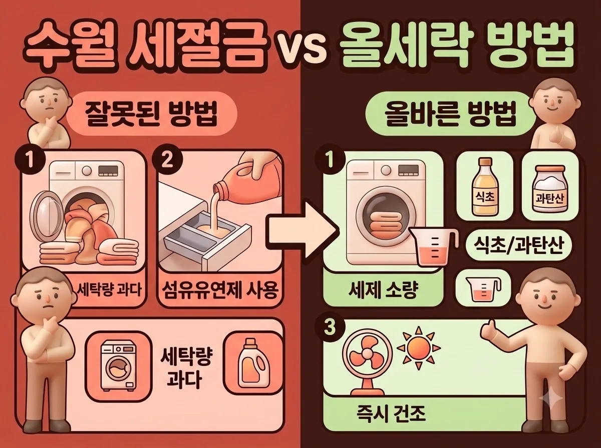 미니세탁기 여름철 수건전용 활용법: 1인가구 쉰내 없애는 세탁팁 이미지 1