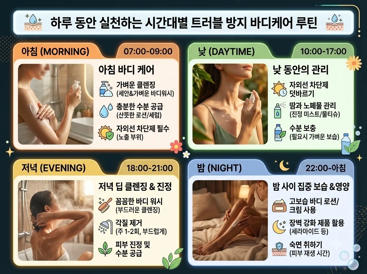 여름철 땀띠 성인 등드름 예방을 위한 3단계 바디케어 루틴 이미지 2