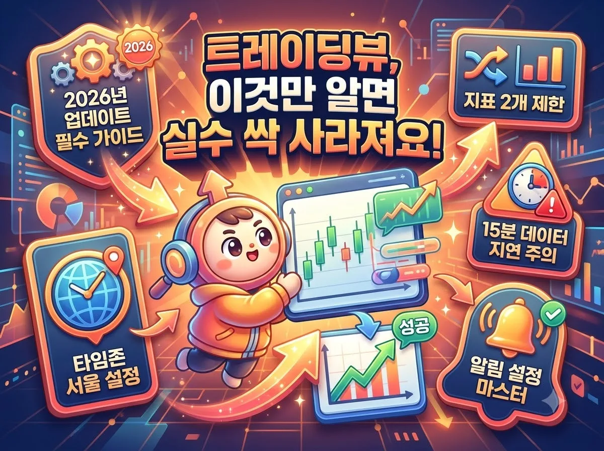 트레이딩 뷰 사용법, 2026년 실수를 줄이는 초보자 맞춤 가이드