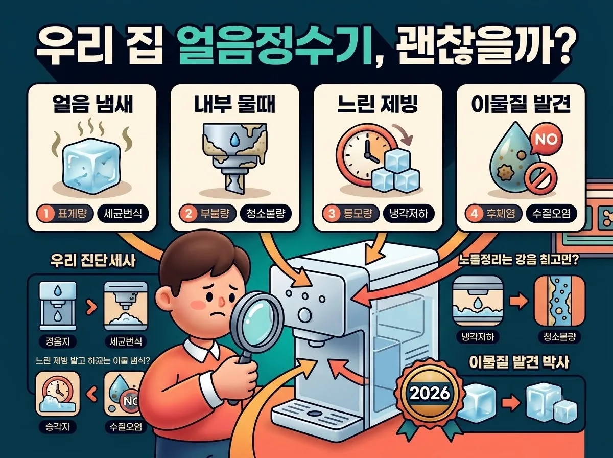 얼음정수기 위생 케어 3가지 핵심과 얼음 생성관 인라인 필터 교체 방법 이미지 1