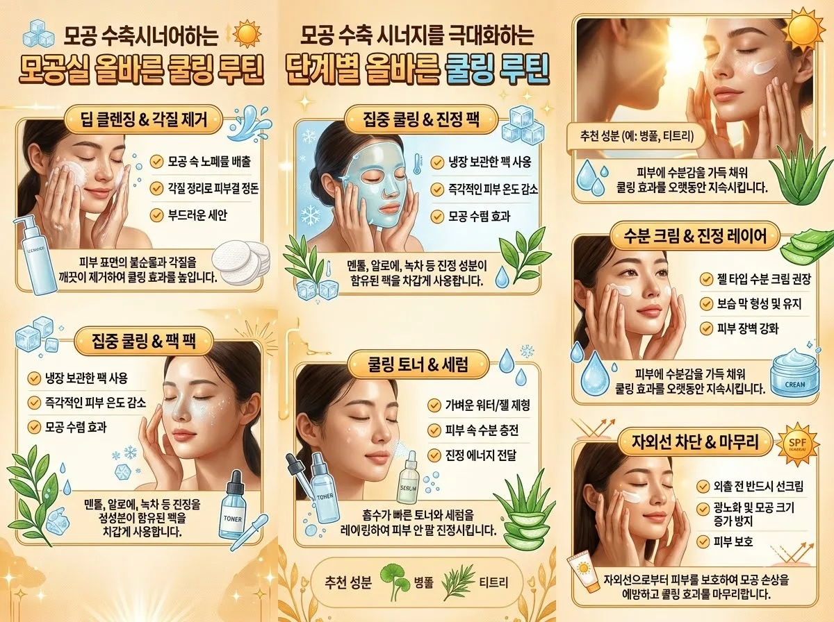 여름철 늘어진 모공 탄력 관리, 쿨링팩과 찰떡인 성분 3가지 이미지 2