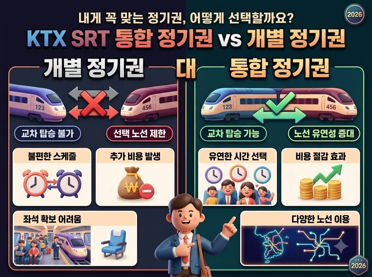 KTX SRT 통합 정기권 9월 출시, 직장인 할인 변화 3가지 이미지 1