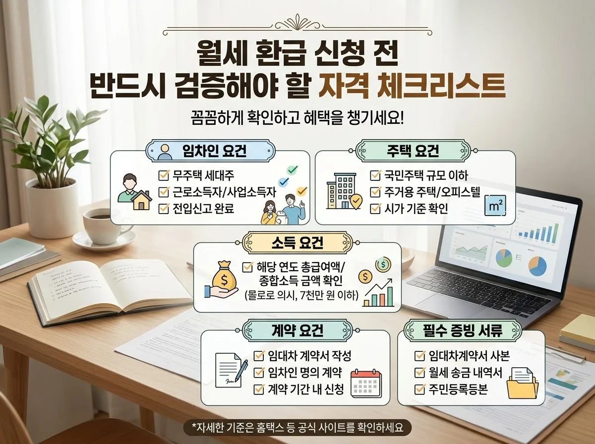 알바 프리랜서 월세 환급, 2026년 청년이 꼭 피해야 할 신청 실수 이미지 1