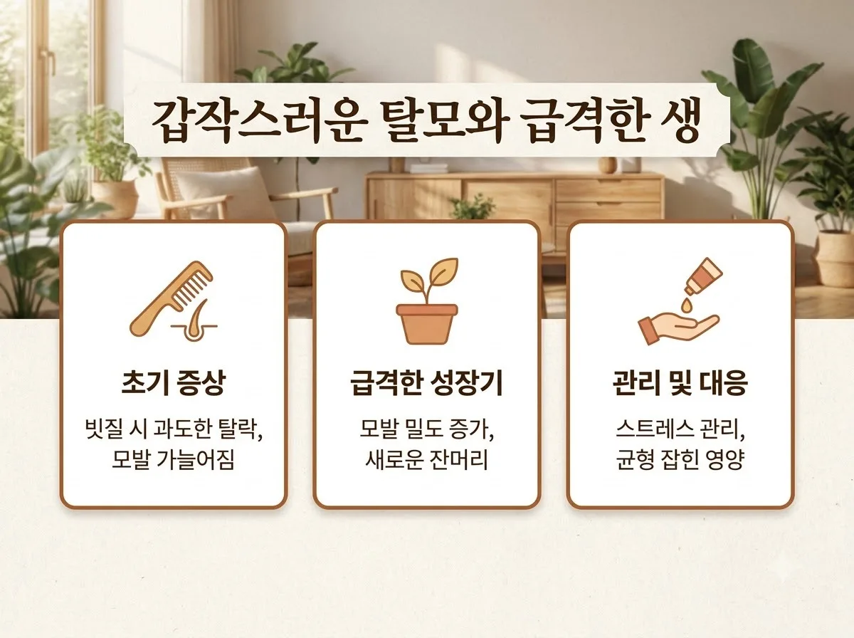 갑작스러운 탈모와 생리양 변화 갑상선질환 증상 연관성 3가지 주의점