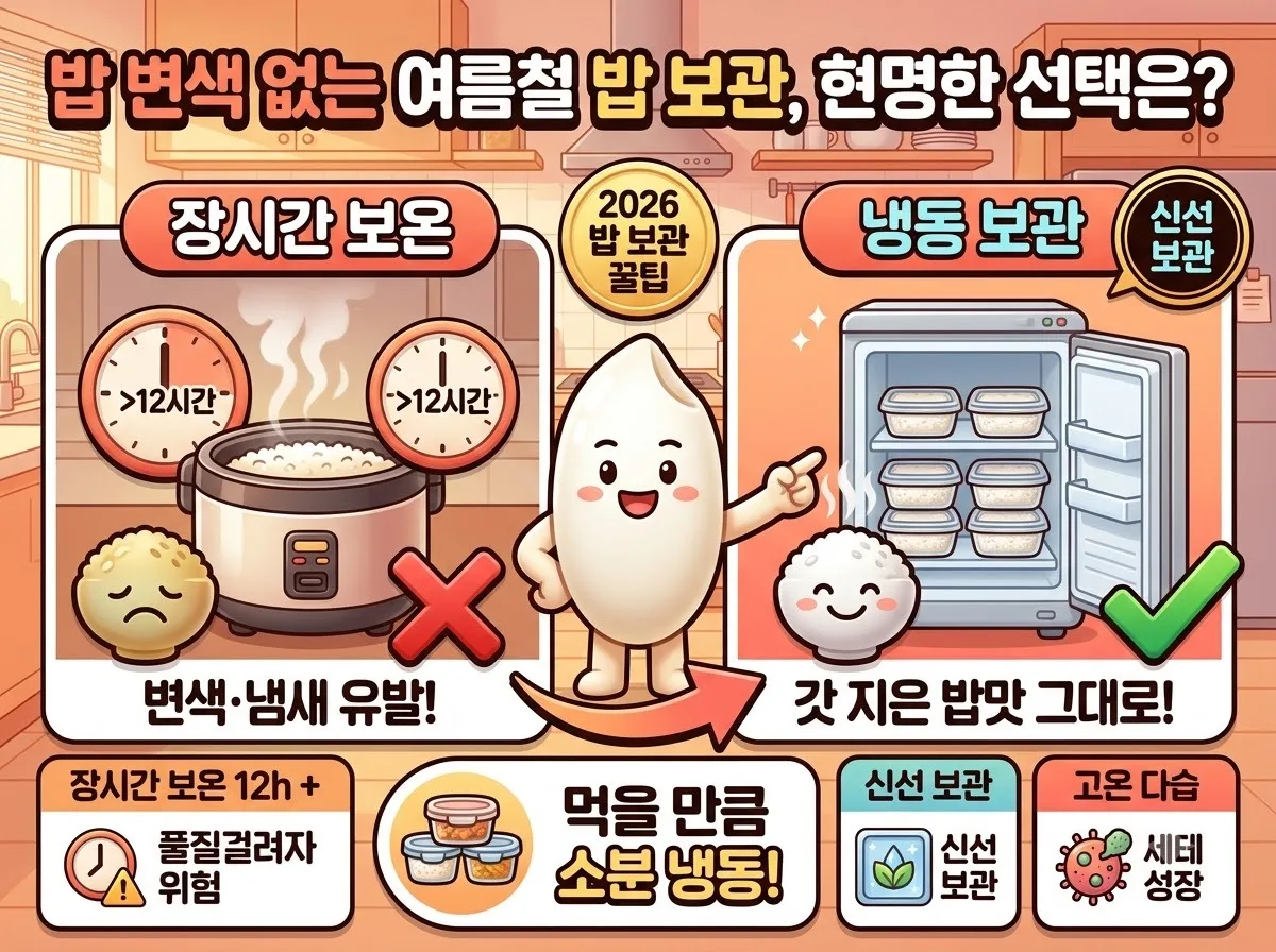전기밥솥 여름철 밥변색 막는 3단계 내솥 관리와 악취 해결법 이미지 2