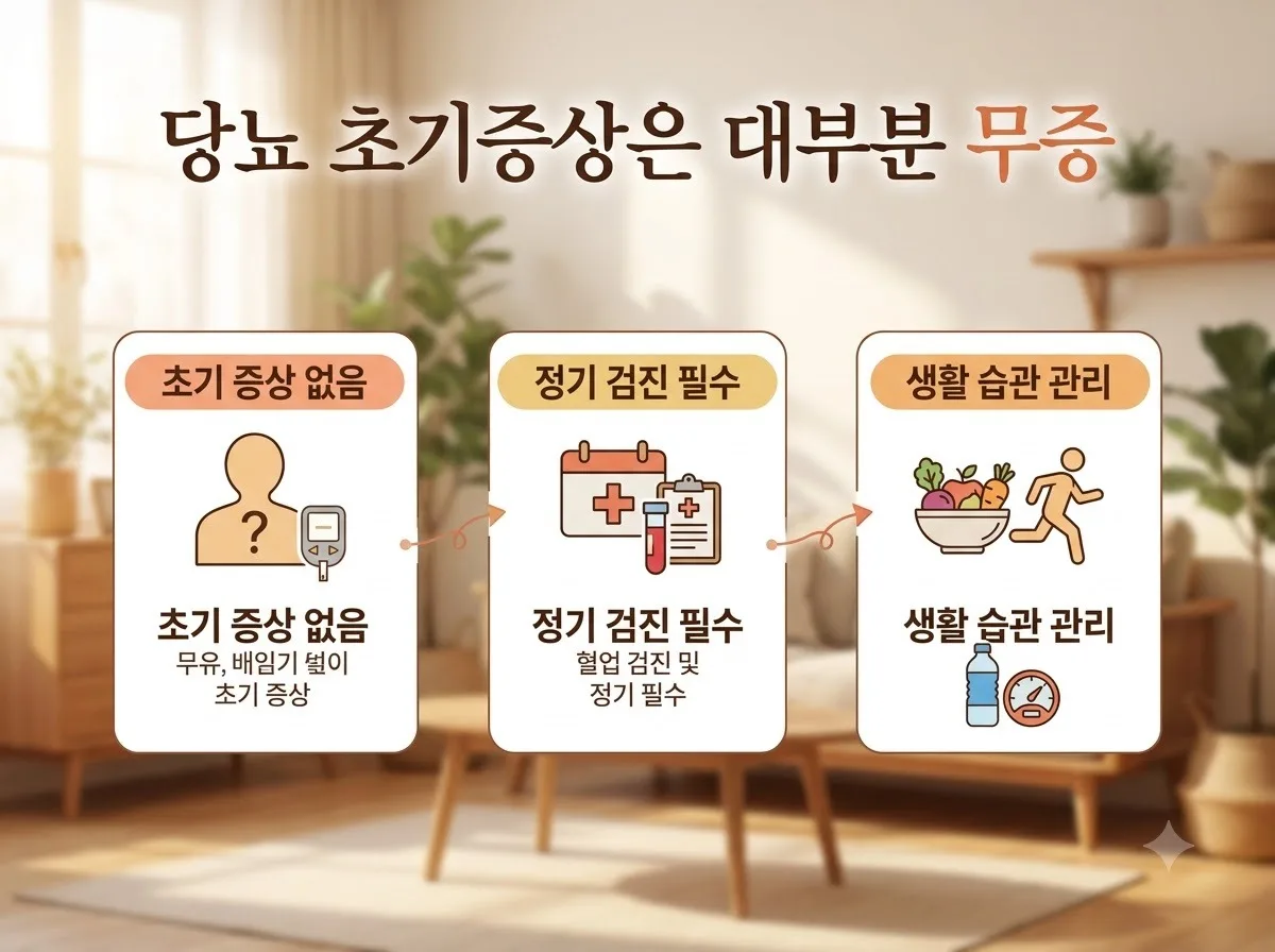 당뇨 초기증상 5가지 자가진단법과 흔히 놓치는 가짜 신호
