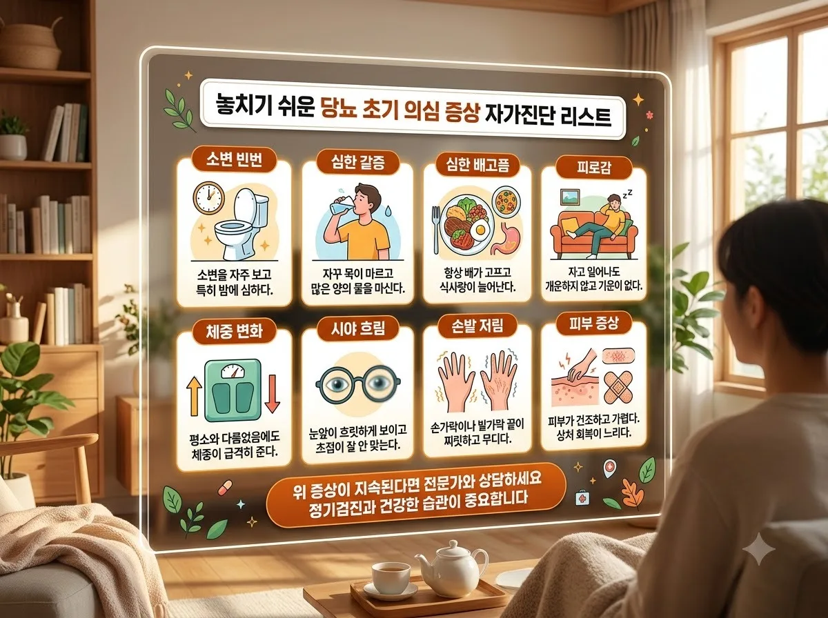 당뇨 초기증상 5가지 자가진단법과 흔히 놓치는 가짜 신호 이미지 2