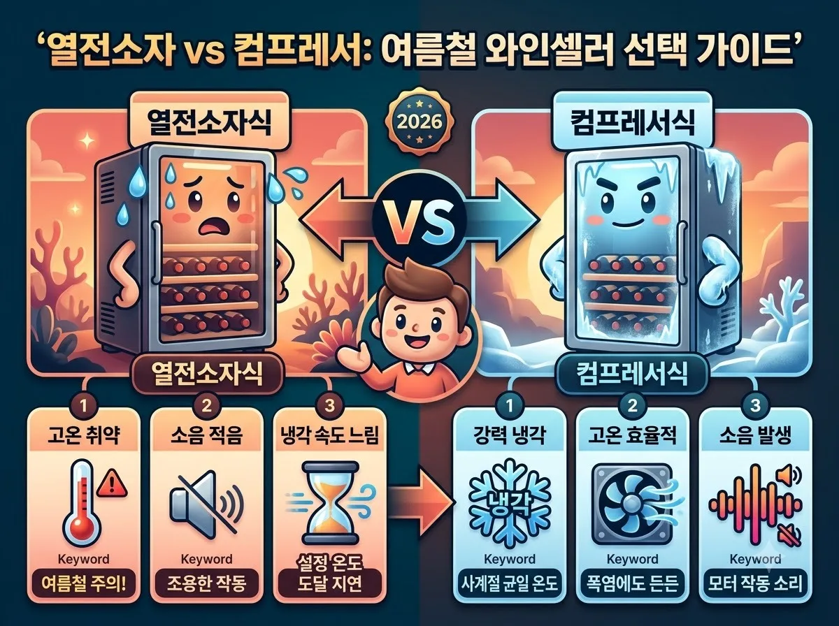 와인셀러 여름철 온도 유지법, 폭염 속 변질을 막는 3가지 관리 가이드 이미지 2