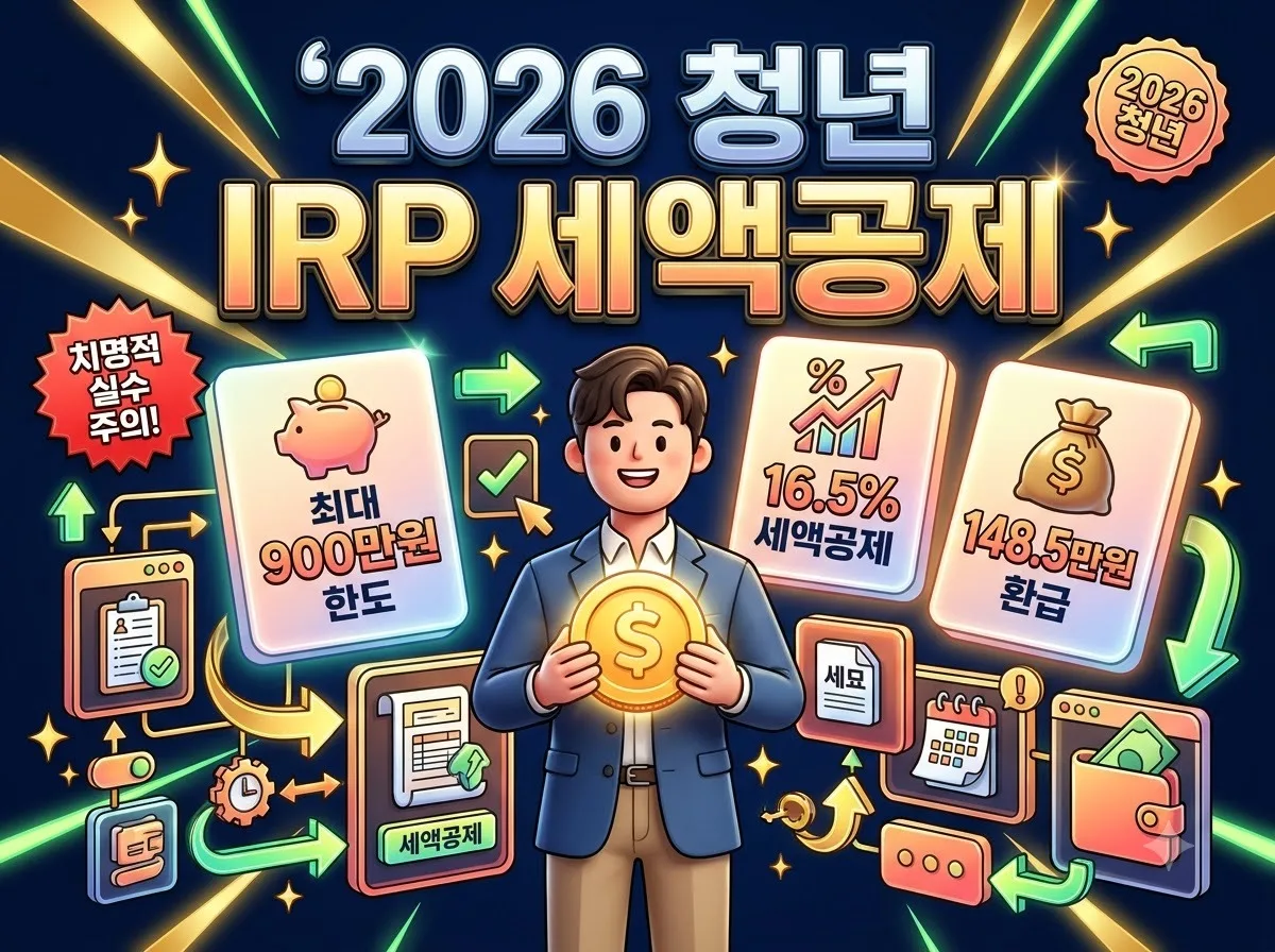 2026 청년 IRP 세액공제 혜택과 자주 하는 치명적 실수 3가지