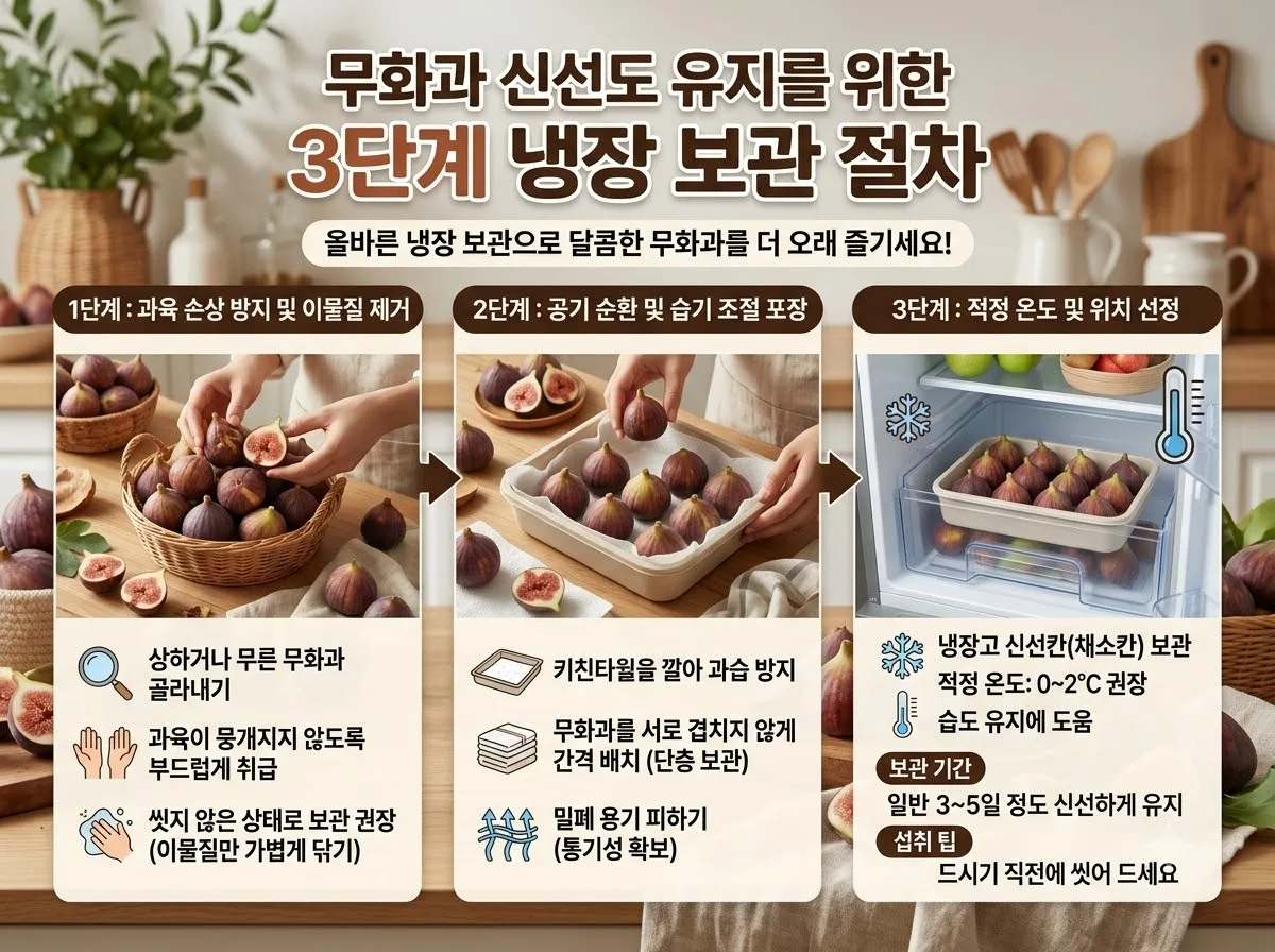 무화과 보관 방법, 2026년 무더위에도 무르지 않게 보관하는 3단계 비결 이미지 1
