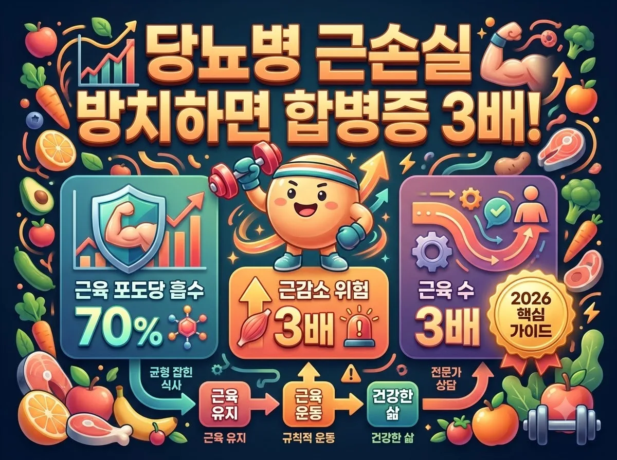 당뇨병 환자 근감소증 원인과 합병증 예방 2026년 핵심 가이드