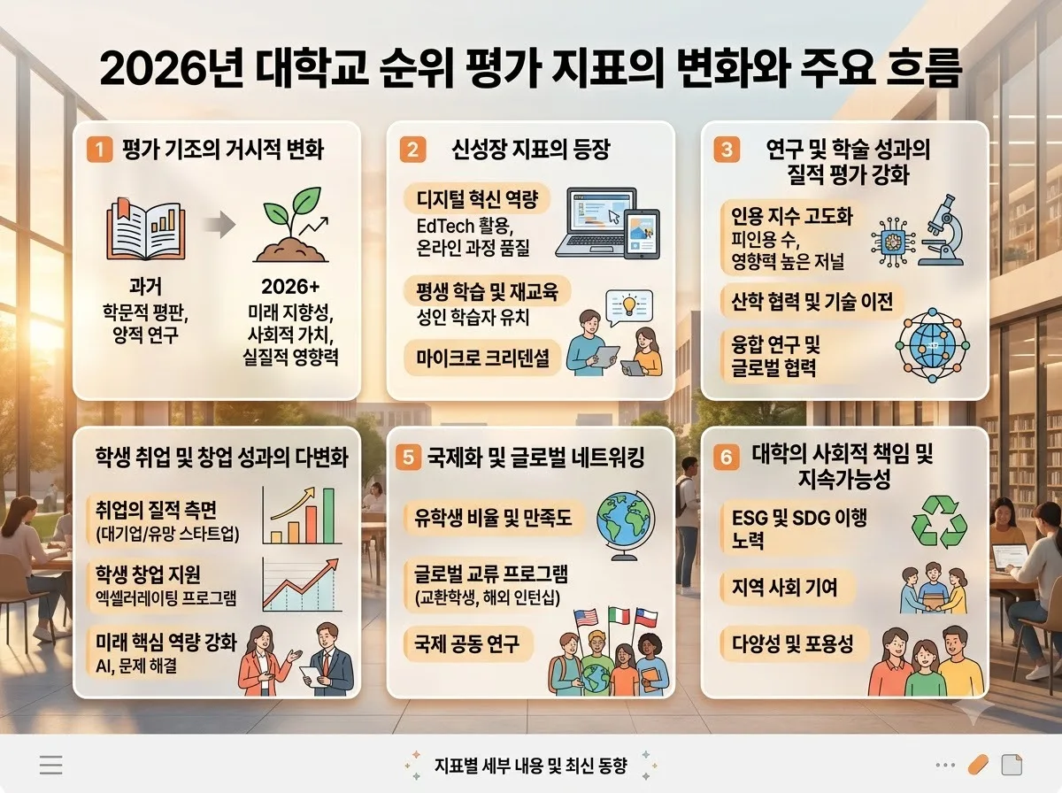 2026년 전국 대학교 순위 1위~20위와 수험생이 꼭 알아야 할 선택 기준 이미지 1