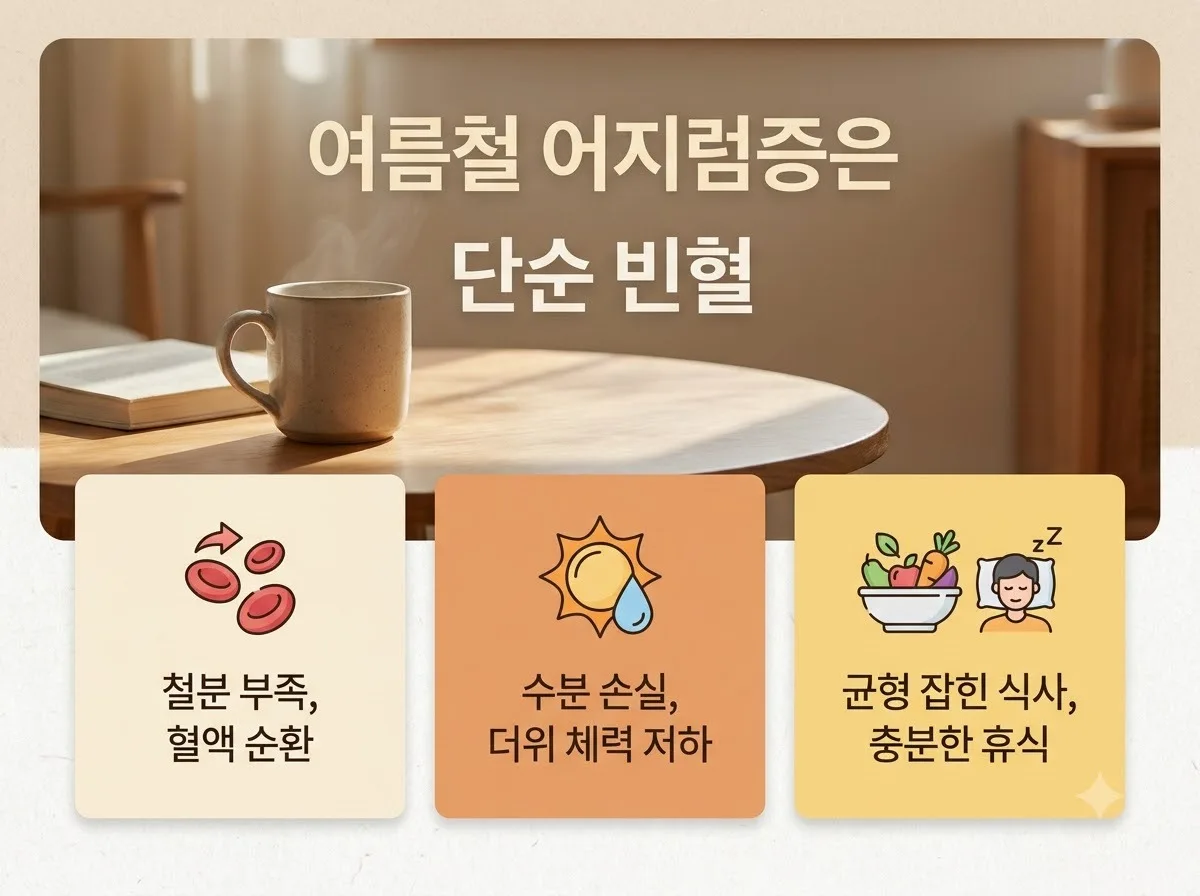 2026년 여름 어지럼증과 온열질환 구별법, 꼭 확인해야 할 3가지 증상