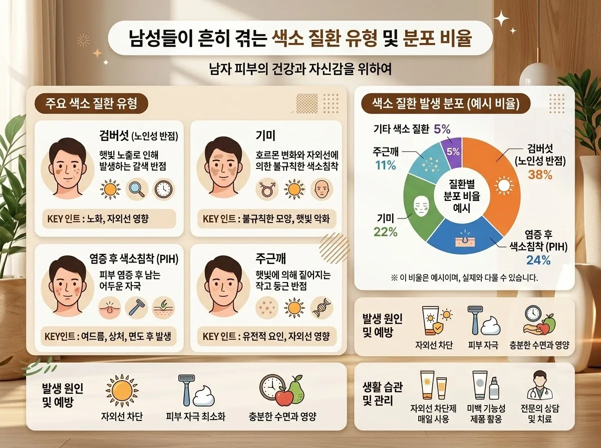 남자 기미 잡티 제거 피부과 시술 추천, 2026년 실패 없는 선택법 3가지 이미지 1