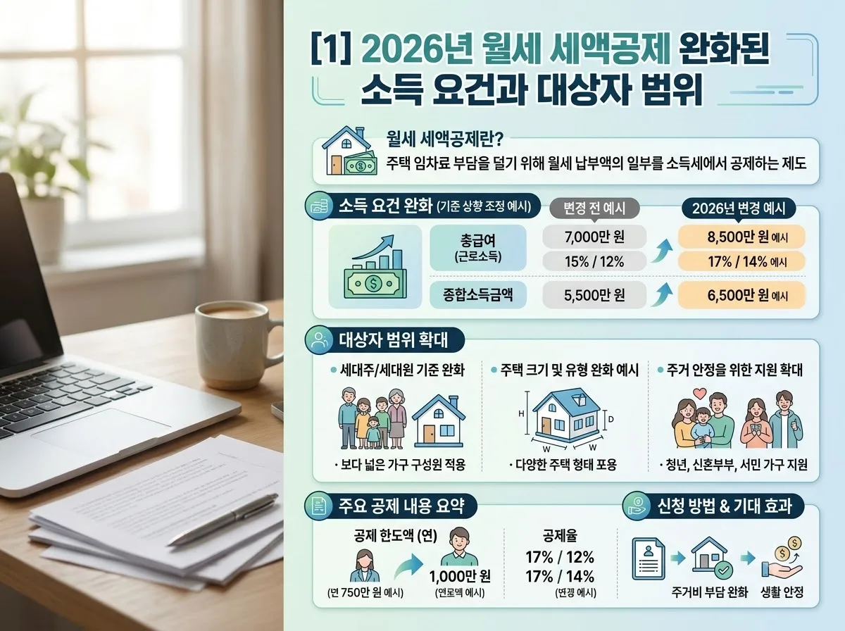 2026 청년월세세액공제 소득 기준과 서류, 17% 환급법 이미지 1