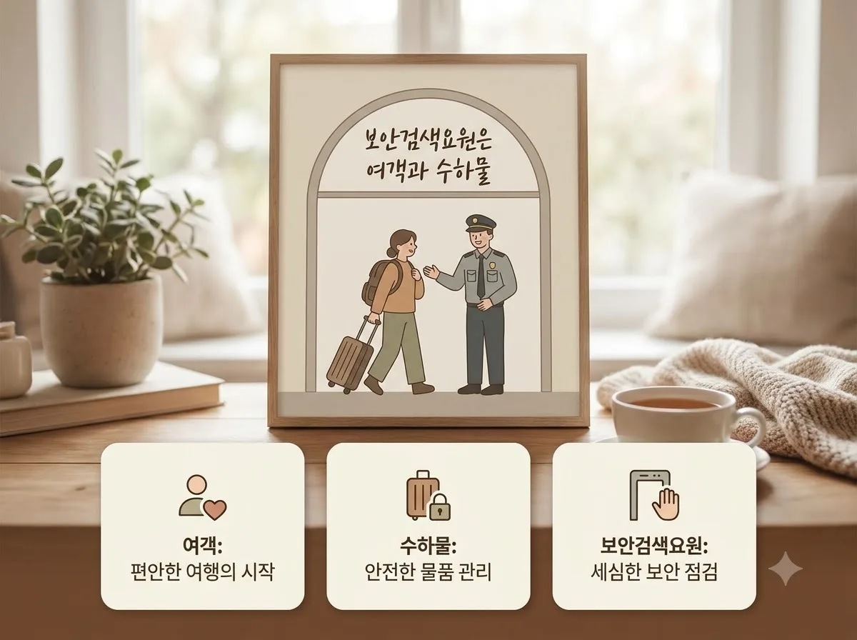 보안검색요원 항공보안 특수경비원 차이점과 2026년 필수 우대 자격증