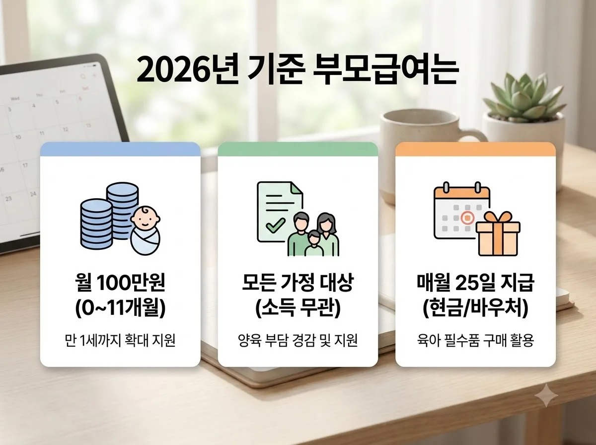 2026년 아동수당 부모급여 신청 전 꼭 확인해야 할 달라진 점 7가지