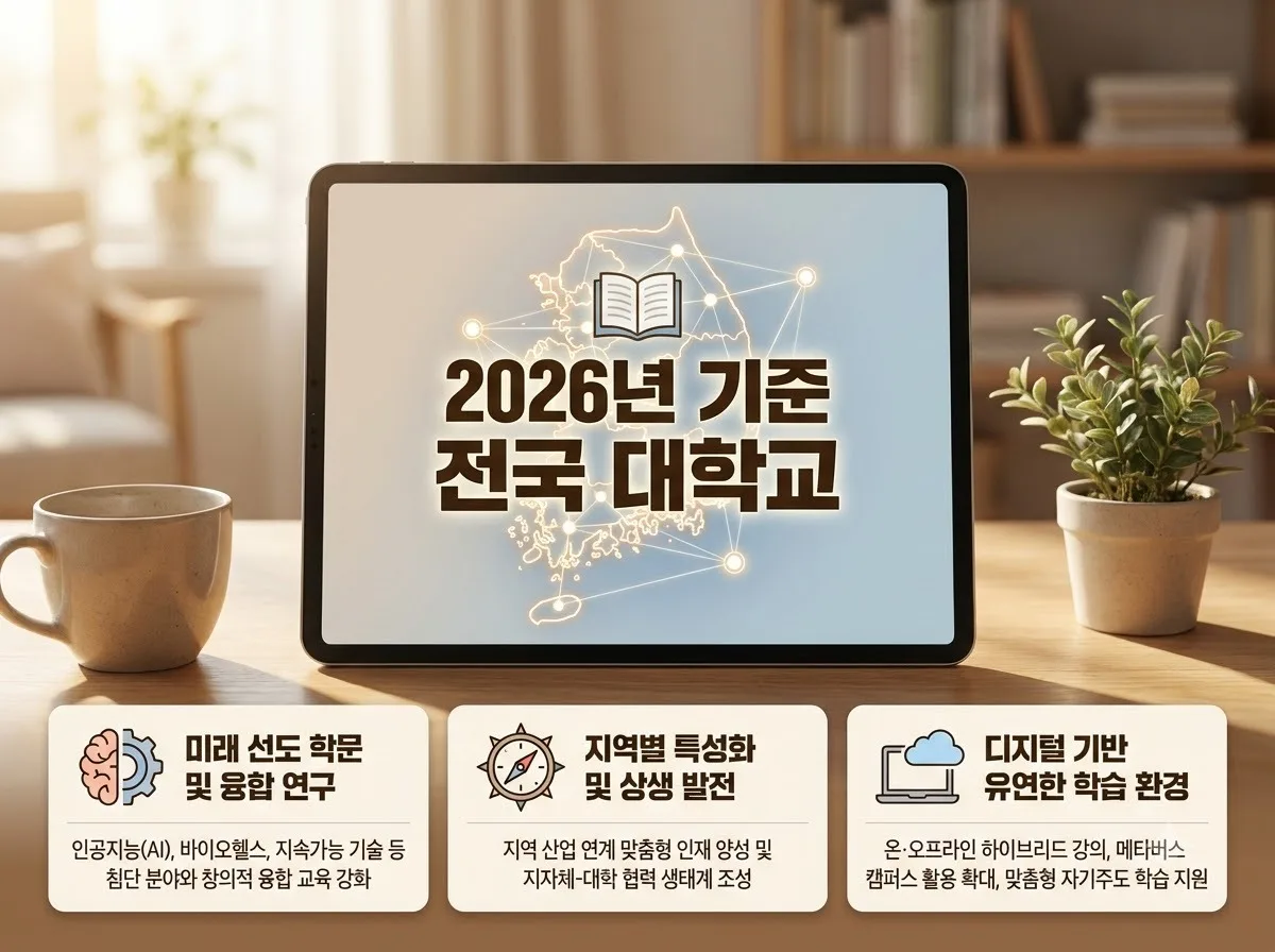 2026년 전국 대학교 순위 1위~20위와 수험생이 꼭 알아야 할 선택 기준