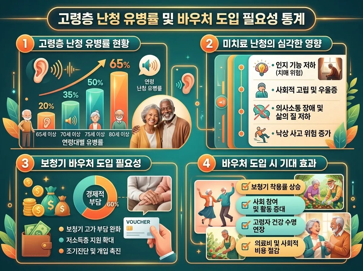 66세 생애전환기 청력바우처 도입 전망과 2026년 지원금 신청 주의점 이미지 1